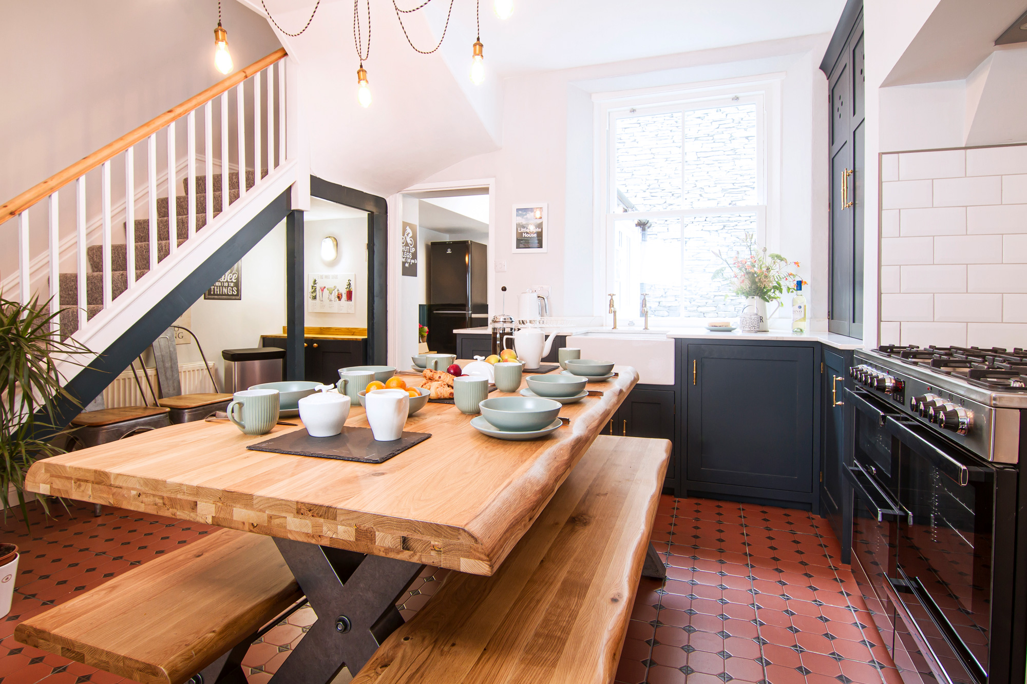 Kitchen at Little Slate House, fully equipped for self-catering